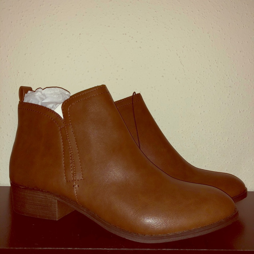 Brown booties